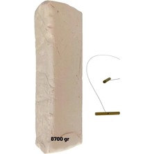Doğal Seramik Hamuru Seramik Hamuru 8700 Gram (8,7 Kg), Doğal Kil Çamuru, Oyun Hamuru