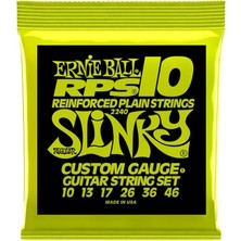 Ball Normal Slinky Rps Nikel Yara Elektro Gitar Telleri, Ölçü 10-46