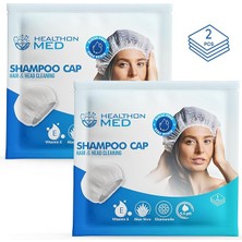 Kullanmadan Saç Temizleme Şampuan Bonesi (3'lü Paket)-Kamp, Seyahat ve Hasta Bakımı Için Uygun, Durulama Gerektirmeyen Aloe Vera Içerikli Şaç Yıkama Bonesi