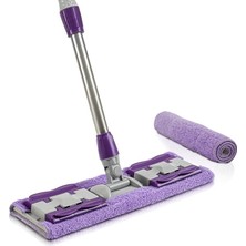 Cleanıng | Mandallı Teleskobik Yer, Duvar Mopu +2 Bez