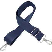 Lacivert Ayarlanabilir Polyester Çanta Omuz Askısı Çanta Sapı, Çanta Kayışı 4cm x 120CM