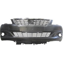 Bzt Peugeot 301- 17/21; Ön Tampon Siyah (Panjurlu/sis Braketli/nikelaj Çıtalı/çeki Kapaklı) 1622237080