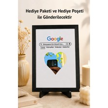 BirbeyStore Dünyanın En Güzel Kızı Aynalı Ahşap Tablo Anlamlı Hediye Arkadaş Sevgili Dost Hediyesi