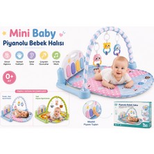 Mini Baby Piyanolu Bebek Oyun Halısı Müzikli Aktivite Merkezi 0+ Ay Farklı Desenli