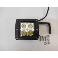 Ekolmaks Off Road Çalısma Lamba Kare 4 Ledli 7x8 cm Beyaz