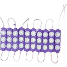 Ekolmaks Parmak Lamba 3 Ledli Mor     12V (10 Lu) Set