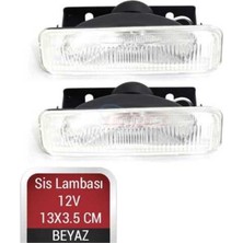 Ekolmaks Sis Lambası Dikdörtgen Beyaz 13X3.5 cm