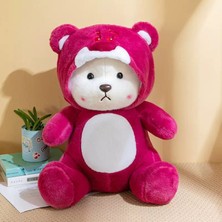 Techmarketi Sevimli Kapşunlu Büyük Boy Ayıcık Peluş Oyuncak