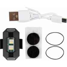 Ekolmaks Mini Çakarlı Rgb USB Li  Sarjzlı Ucak LED