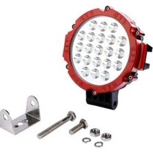 Ekolmaks Off Road Çalısma Lambası Yuv.17 LED 10-30V 17X17X4CM Kırmızı Çerçeve