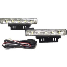 Ekolmaks Gündüz Farı Üniv. 5 LED Smd 5050 3W Beyaz 19X3CM