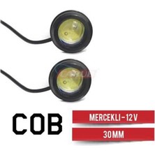 Ekolmaks Mercekli Mini Sis Lambası Cob LED 12V 3 cm