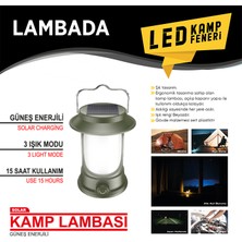 Ekolmaks Kamp Feneri Günes Enerjili Beyaz Günısıgı
