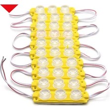 Ekolmaks Parmak Lamba 3 Ledli Orange     12V (10 Lu) Set