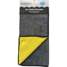 Womx Çift Taraflı Mikrofiber Temizlik Bezi 50X70 cm - Yüksek Emici Büyük Boy Kurulama Havlusu