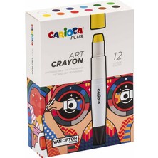 Carioca Plus Art Crayon Boya 12'li (Sert Kutu)