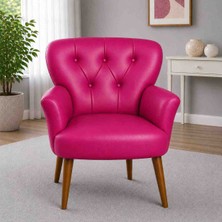 İdeal Home Ideal Home Deri Tekli Berjer, Fusya