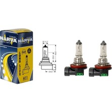 Narva 12V H11 55W PGJ19-2  Long Lıfe Uzun Ömürlü Halojen Ampul