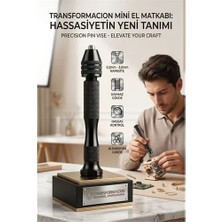 TKÇ Tkcls- Mini El Matkabı - Hobi ve Takı Tasarımı Için Hassas Mandrenli Pin Mengene 723229