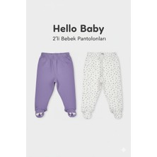 bebekokusu Hellobaby 2li Lila Pantolon Seti