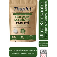 Thaplet Bulaşık Makinesi Tableti Ultra Etkili Formül 60 Adet Tablet