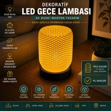 Linia Home     Dekoratif LED Gece Lambası Sıcak Işık Masa Üstü Aydınlatma Hediyelik Ürün