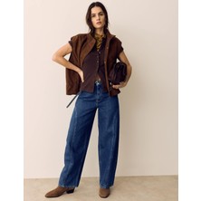 Marks & Spencer Western Tarzı Geniş Kalıp Jean