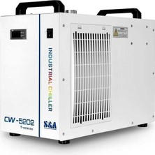 Meon Robotik Otomasyon CW-5202 Chiller Su Soğutma Sistemi Çift Su Giriş Çıkış-Water Chiller Lazer