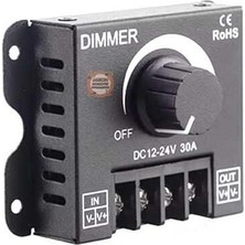 Meon Robotik Otomasyon Dc 12V-24V 30A LED Dimmer-Ayarlanabilir Parlaklık Lamba Modülü