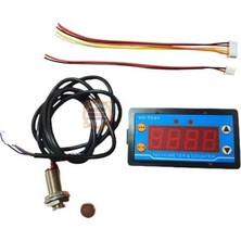 Meon Robotik Otomasyon Dijital Takometre Devir Sayıcı Dc 8-24V Rpm Hız Ölçer