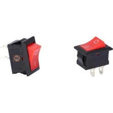 Meon Robotik Otomasyon KCD1-101 On-Off Kırmızı Mini Aç Kapa Anahtar