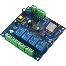 Meon Robotik Otomasyon ESP32 Wifi Bluetooth Ac 220V/DC 5-30 V 4 Kanal Röle Kartı
