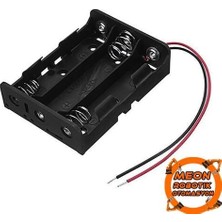 Meon Robotik Otomasyon 3 Kanal 18650 Lityum Iyon Pil Yuvası