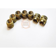 Meon Robotik Otomasyon M5 8mm Boy Insert Çakma Somun 50 Adet