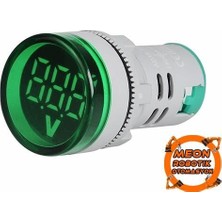 Meon Robotik Otomasyon AD22 Voltmetre - Yeşil