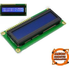 Meon Robotik Otomasyon 2X16 LCD Ekran Mavi