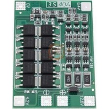 Meon Robotik Otomasyon 3s 40A Bms 12.6V 18650 Lityum Pil Şarj Balanslı Koruma Devresi