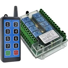 Meon Robotik Otomasyon 8 Kanal Rf Kablosuz Uzaktan Kumanda Dc 9-72V Alıcı Verici Seti