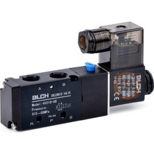 Meon Robotik Otomasyon Blch 4V210-08B Dc 24V 2 Pozisyonlu 5 Yollu Pnömatik Solenoid Valf