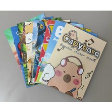 Ada Çanta Kırtasiye Erkek Çocuk 10 Adet Stickerli Boyama Kitabı Seti NS6006842