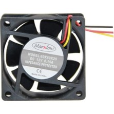 Meon Robotik Otomasyon 60X60X25 Dc 12V 0.12A 3 Kablolu Fan