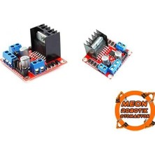 Meon Robotik Otomasyon L298N Dc ve Step Motor Sürücü Kartı