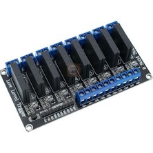 Meon Robotik Otomasyon 5V-8 Kanal Solid State Röle Kartı (Geliştirme Kartlarıyla Uyumlu- Dirençli Sigorta ile Arduino)