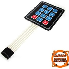 Meon Robotik Otomasyon 4x3 Membran Tuş Takımı