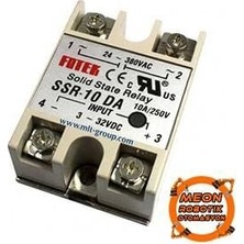 Meon Robotik Otomasyon SSR-10DA 10A Solid State Röle (Geliştirme Kartlarıyla Uyumlu)