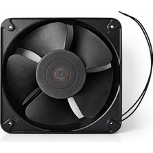 Meon Robotik Otomasyon 220V Ac Kare Metal Gövde Fan 200X200X60MM Rulmanlı Endüstriyel Soğutma Fanı