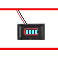 Meon Robotik Otomasyon 7s 29.4V 18650 Li-Po Lityum Pil Kapasite Göstergesi – Plastik Kasalı LED Seviye Modülü