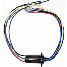 Meon Robotik Otomasyon Slip Ring - Kayar Bilezik Çap 30 mm 6 Kanal 30A