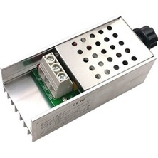 Meon Robotik Otomasyon Ac 220V 10000W Dimmer Voltaj Regülatörü-Ac Hız Kontrol Kartı Scr Elektrikli Fırın Rezistans Su Isıtıcı