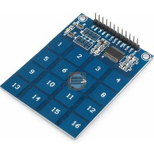 Meon Robotik Otomasyon Dokunmatik Tuş Takımı TTP229 16 Kanal Kapasitif Arduino 4x4 Keypad Modülü